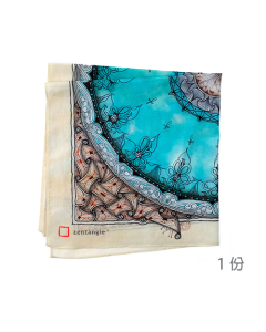 禪繞方巾 Zenkerchief
