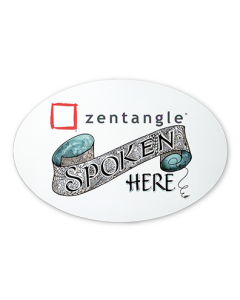 Zentangle Spoken Here Magnet 軟磁鐵