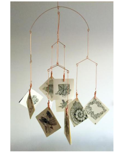 紙磚作品展示吊架 Paper Tile Mobile